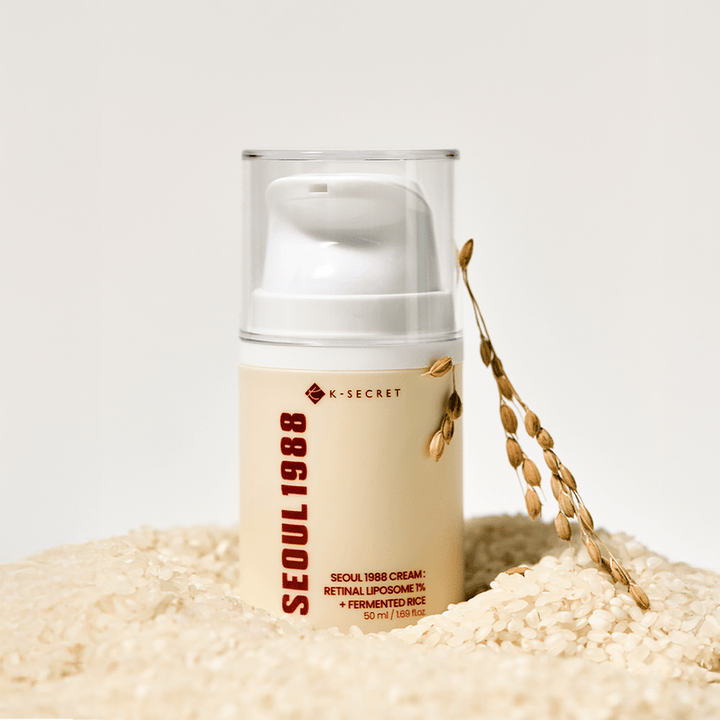K-SECRET SEOUL 1988 Cream: Retinal Liposome 1% + Fermented Rice 50ml Lotion & Cream 4