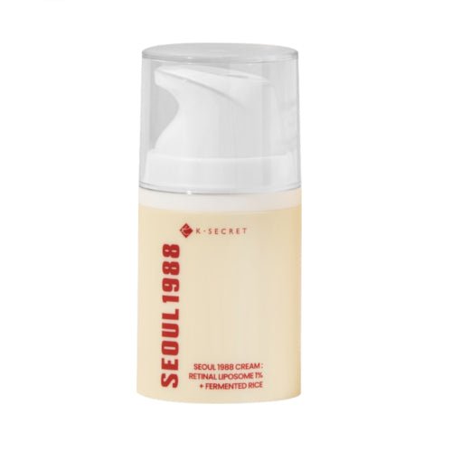 K - SECRET SEOUL 1988 Cream: Retinal Liposome 1% + Fermented Rice 50ml Lotion & Cream 1