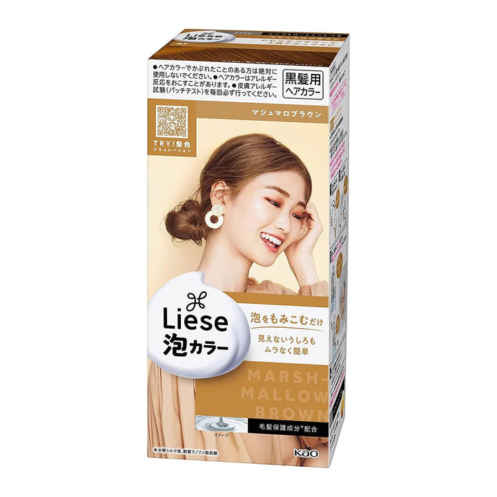 KAO Liese Creamy Bubble Hair Dye Color Natural Series - 8 Types to Choose Hair Care oceanbuy beauty markham toronto free ship USA asian korean skincare