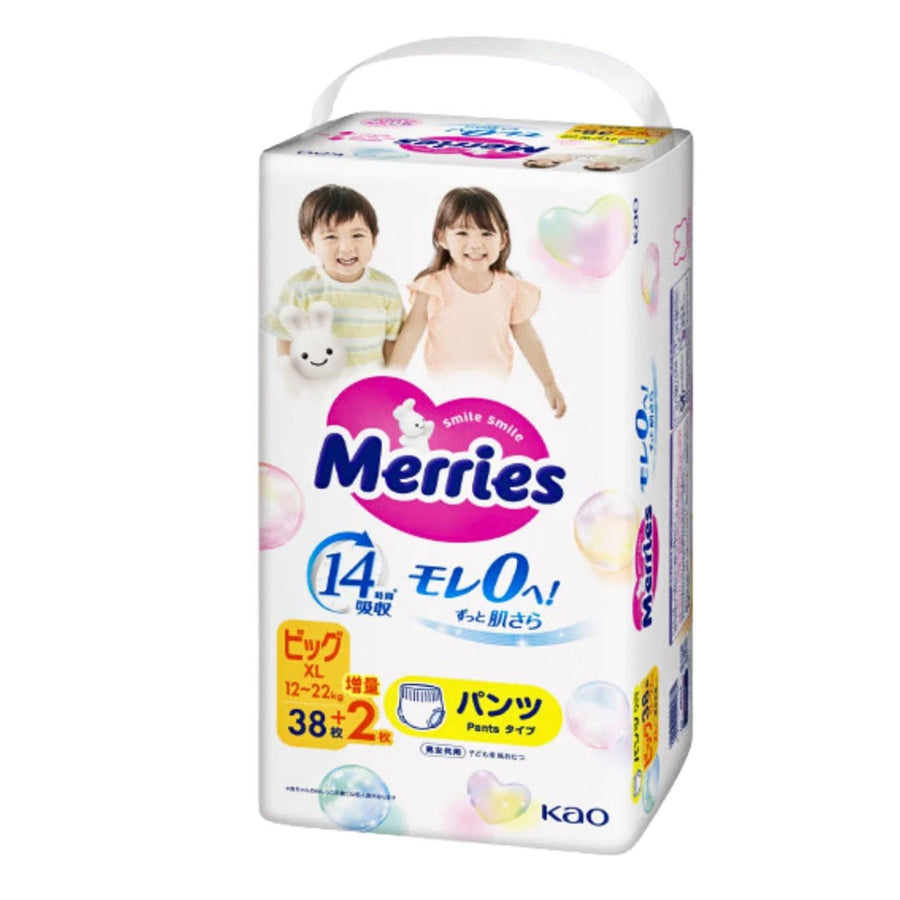 KAO Merries Baby Diaper Pants Type No Tape Size XL (12 - 22Kg) 38+2Pcs Baby & Toddler oceanbuy beauty markham toronto free ship USA asian korean skincare