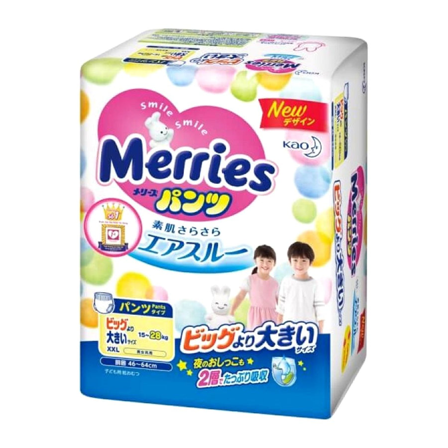 KAO Merries Baby Diaper Pants Type No Tape Size XXL (15 - 28Kg) 26+2Pcs Baby & Toddler oceanbuy.ca markham toronto free ship USA asian korean skincare