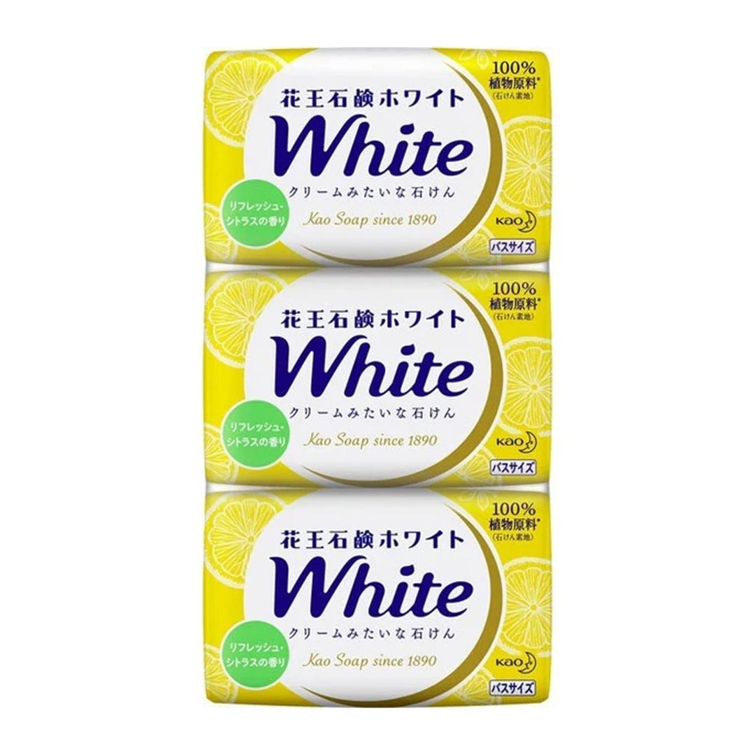 KAO White Creamy Soap Bar 130g*3Pcs - Refresh Citrus Health & Beauty oceanbuy.ca markham toronto free ship USA asian korean skincare