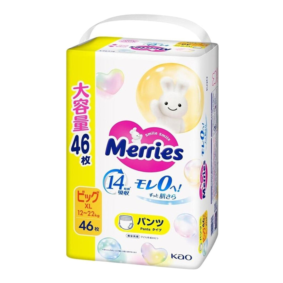 KAO Merries Baby Diaper Pants Type No Tape Size XL (12 - 22Kg) 46Pcs Baby & Toddler 1