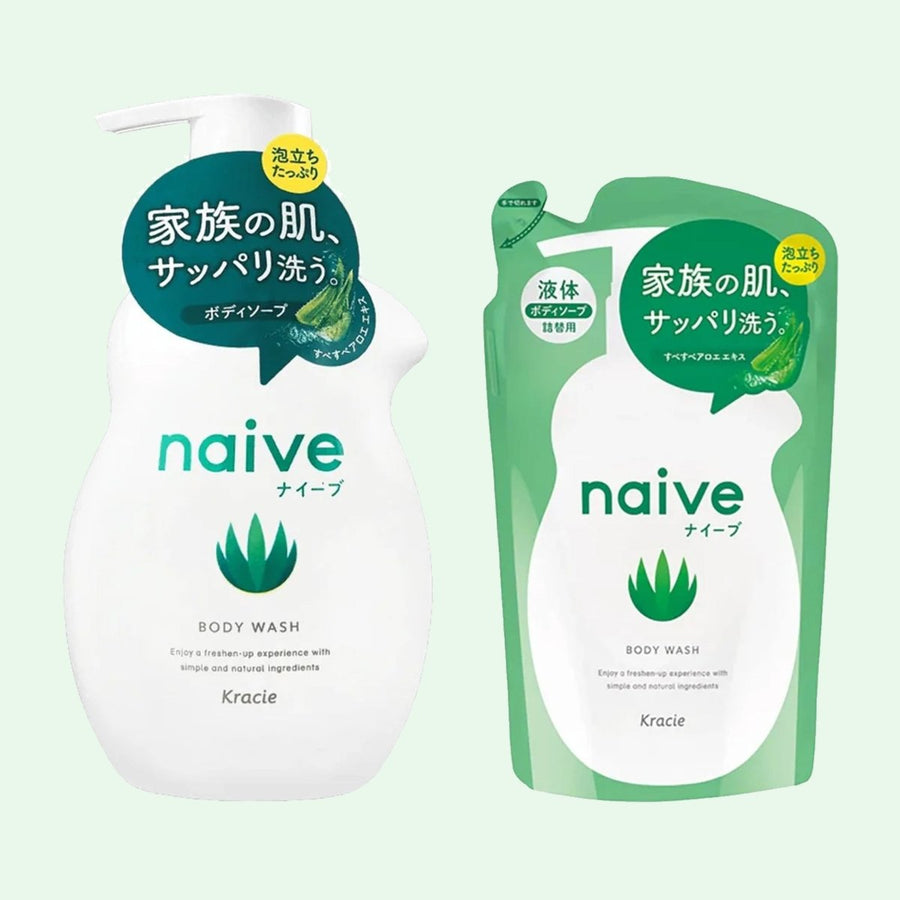 KRACIE Naive Body Wash & Refill - Aloe Health & Beauty oceanbuy.ca markham toronto free ship USA asian korean skincare