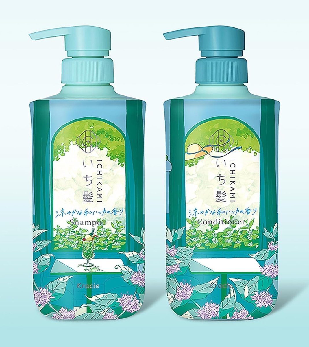 KRACIE ICHIKAMI Hair Care Set Limited Edition 480ml*2 - Cool Japanese