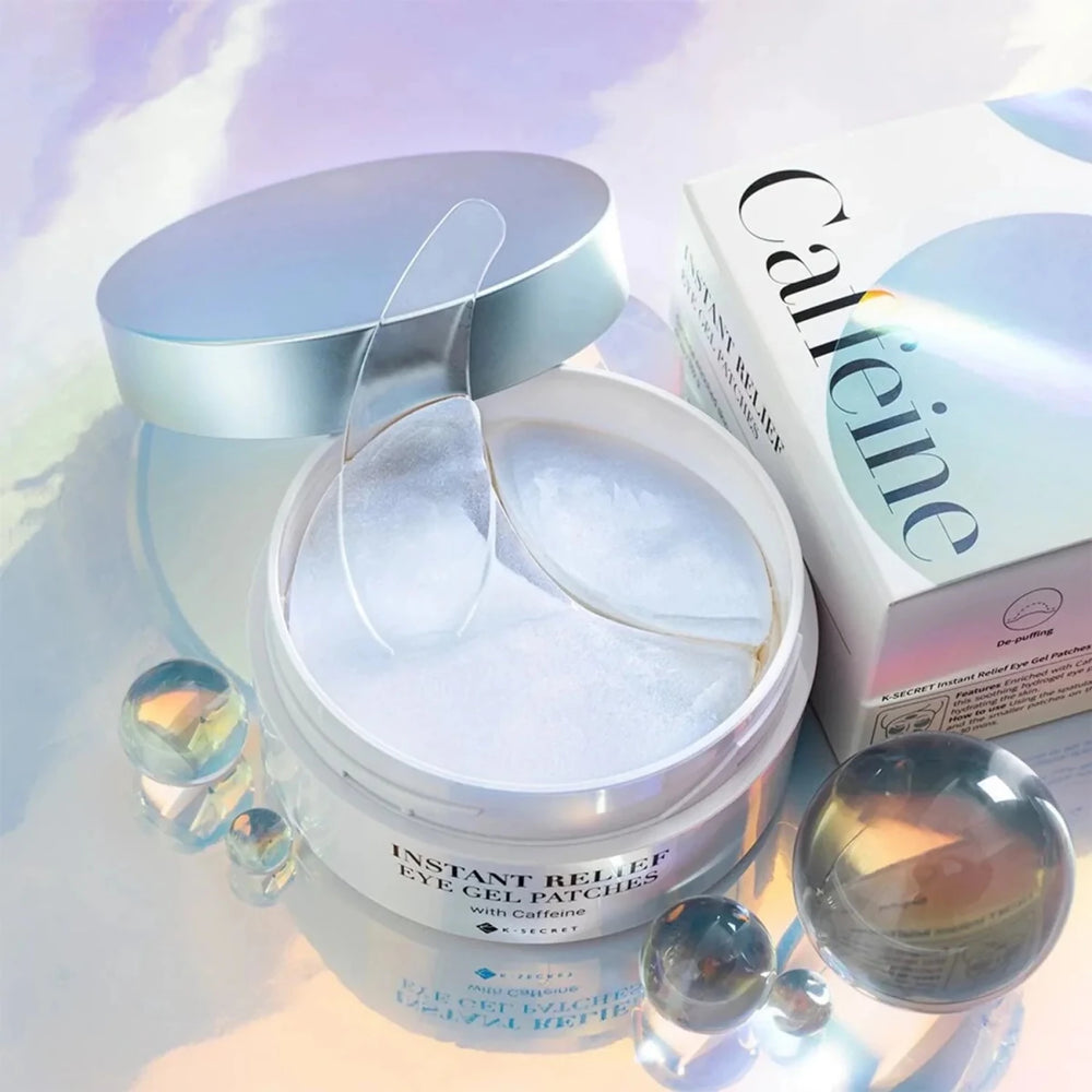 KSECRET Eye Gel Patches Instant Relief 60pcs (CAFFEINE) Eye Masks 1