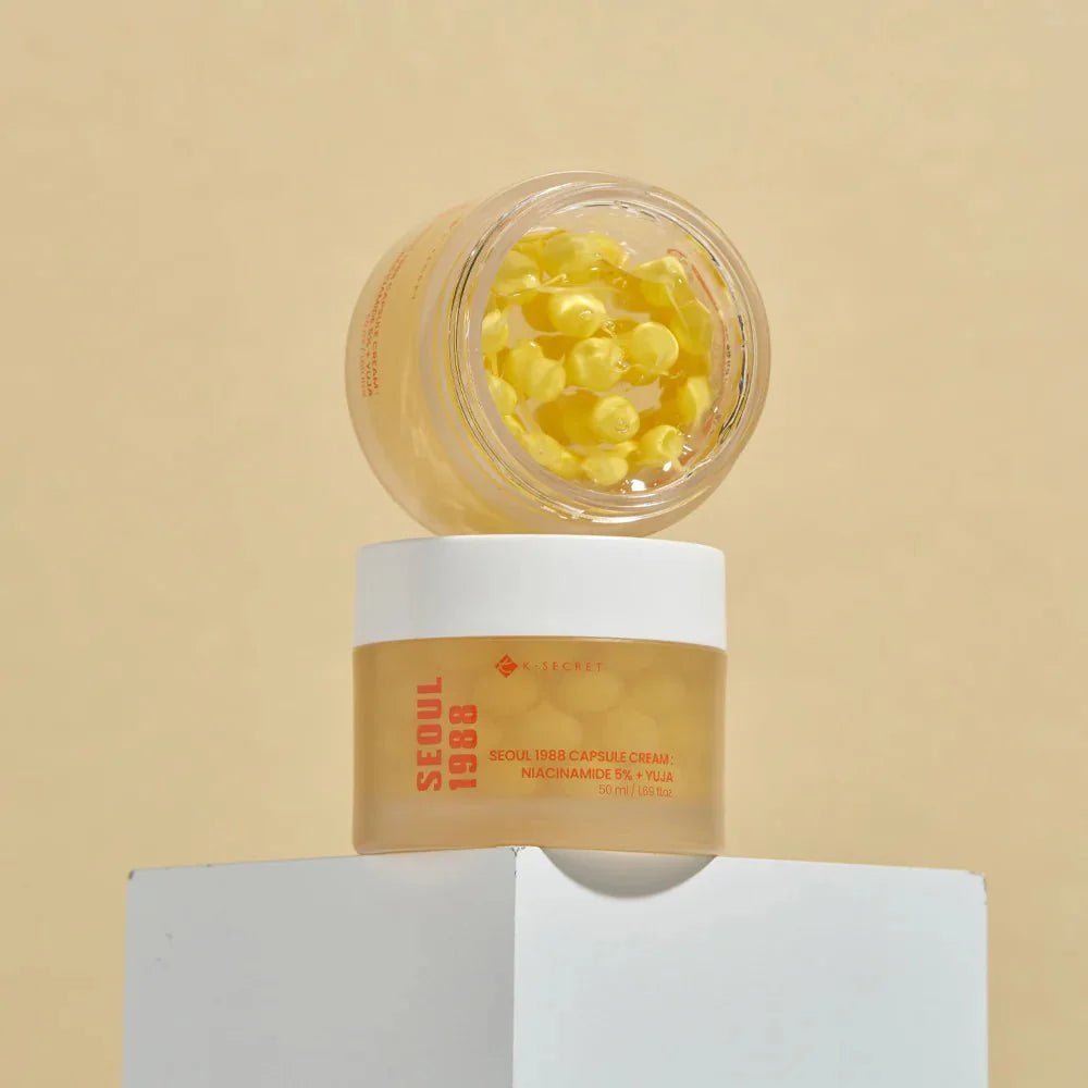 KSECRET SEOUL 1988 Capsule Cream : Niacinamide 5% + Yuja 50ml Serum & Ampoule 1