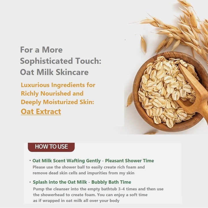 KWAILNARA Oat Milk Body Cleanser 560g Health & Beauty oceanbuy.ca markham toronto free ship USA asian korean skincare