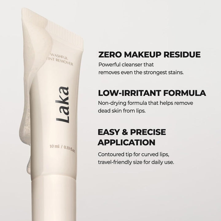 LAKA Washful Tint Remover Lip Tint Cleanser 30ml Makeup Remover 3