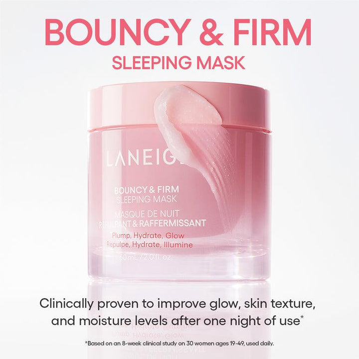 [Laneige] Bouncy & Firm Sleeping Mask 60ml bouncy, collagen, firming, laneige, mask, pack, skincare, sleeping, SKIN CARE, Face Masks