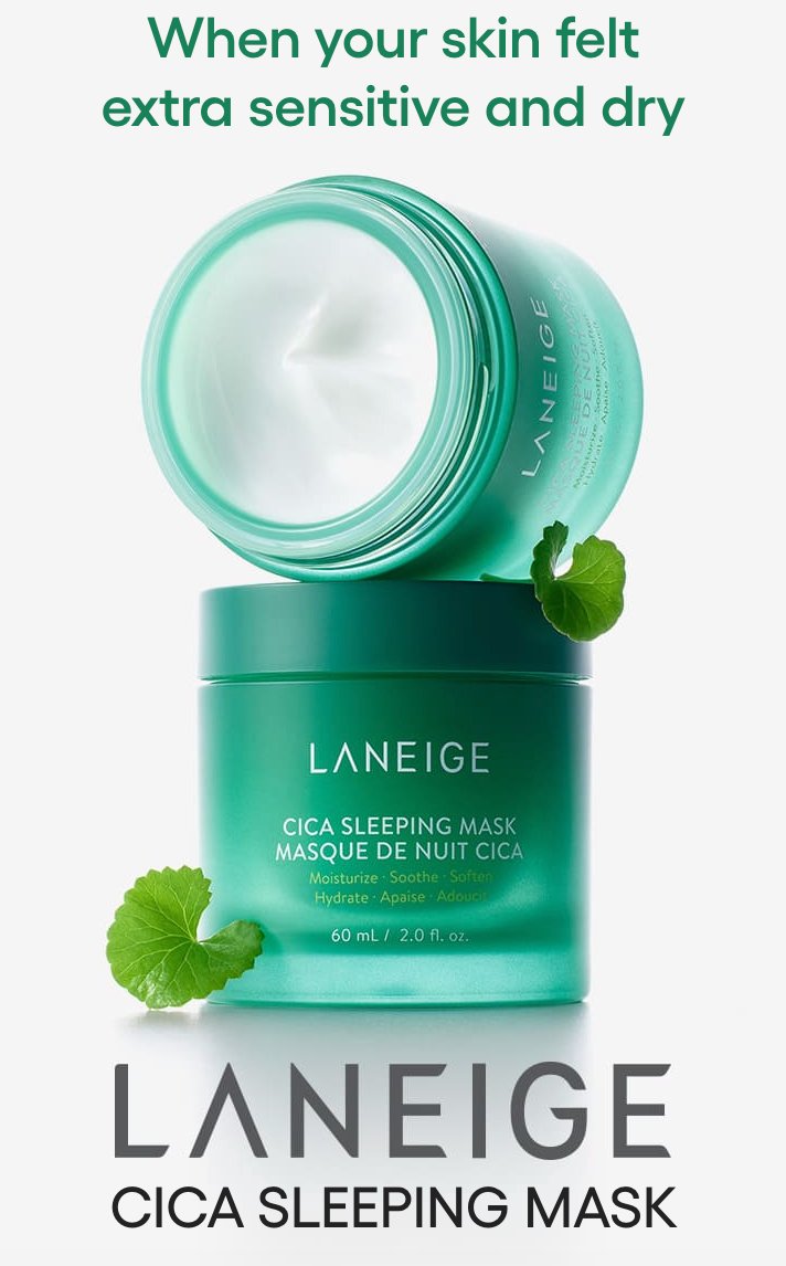 LANEIGE Cica Sleeping Mask 60mlHealth & Beauty oceanbuy.ca markham toronto free ship USA asian korean skincare