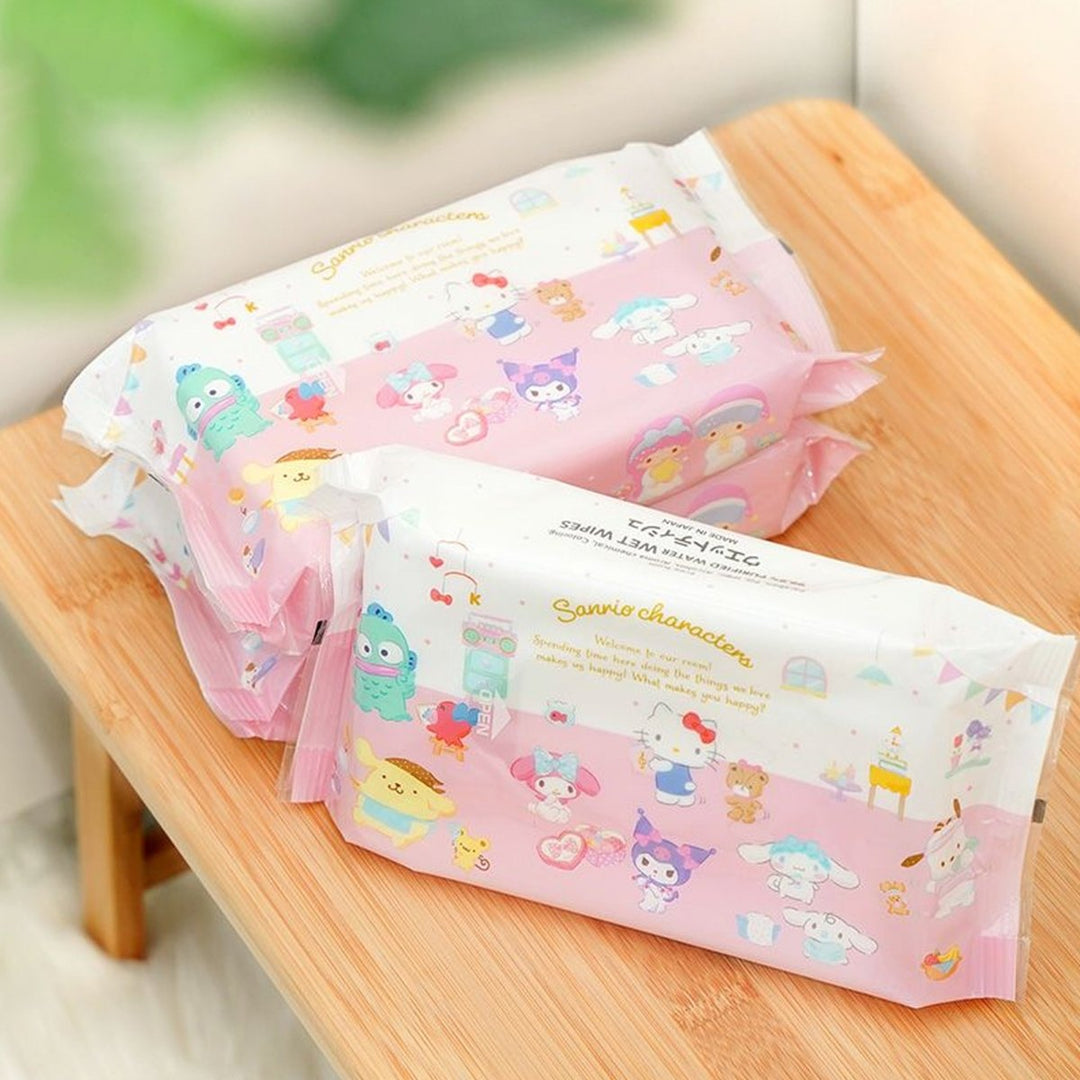 LEC Sanrio 99.9% Pure Water Wipes 80 Sheets*3 Packs Health & Beauty oceanbuy.ca markham toronto free ship USA asian korean skincare