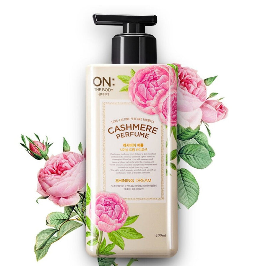 LG ON: THE BODY Cashmere Perfume Lotion 400ml - Shining Dream