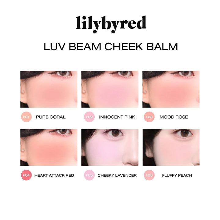 LILYBYRED Luv Beam Cheek Balm 3.5g - #01 Pure Coral