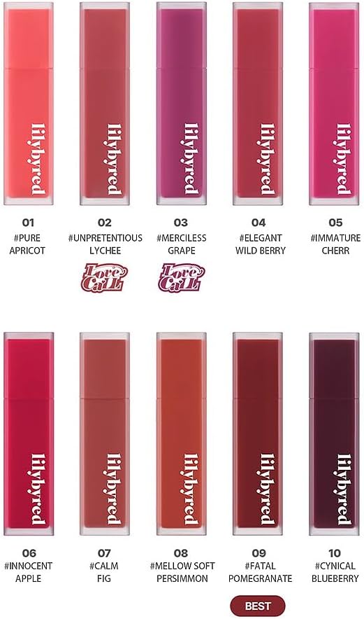 LILYBYRED Mood Liar Velvet Tint 4.2g - 09 Fatal Pomegranate