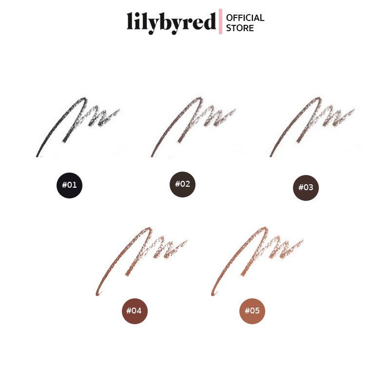 LILYBYRED Starry Eyes am9 to pm9 Slim Gel Eyeliner - 02 Matte Brown
