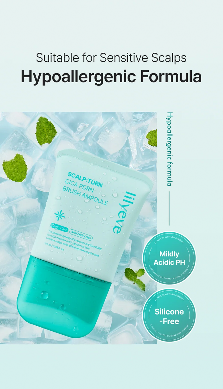 LILYEVE Scalp Turn Cica PDRN Brush Ampoule 100ml