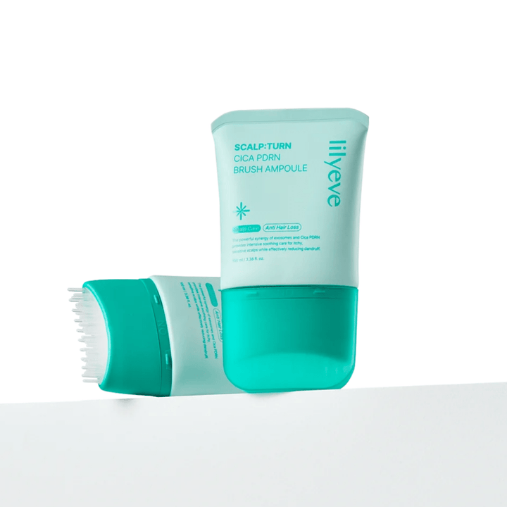 LILYEVE Scalp Turn Cica PDRN Brush Ampoule 100ml Hair 3