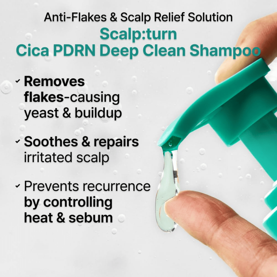 LILYEVE ScalpTurn Cica PDRN Deep Clean Shampoo 500ml Hair 5