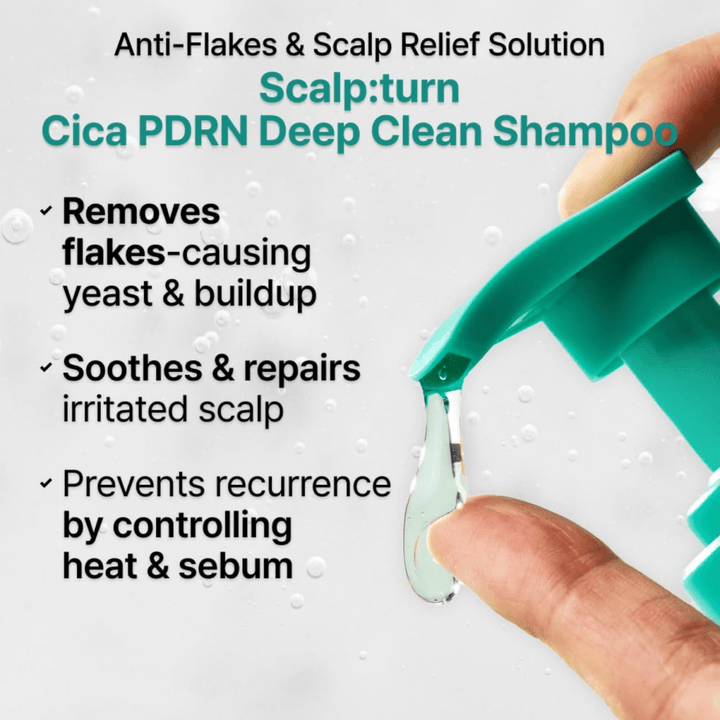 LILYEVE ScalpTurn Cica PDRN Deep Clean Shampoo 500ml Hair 5