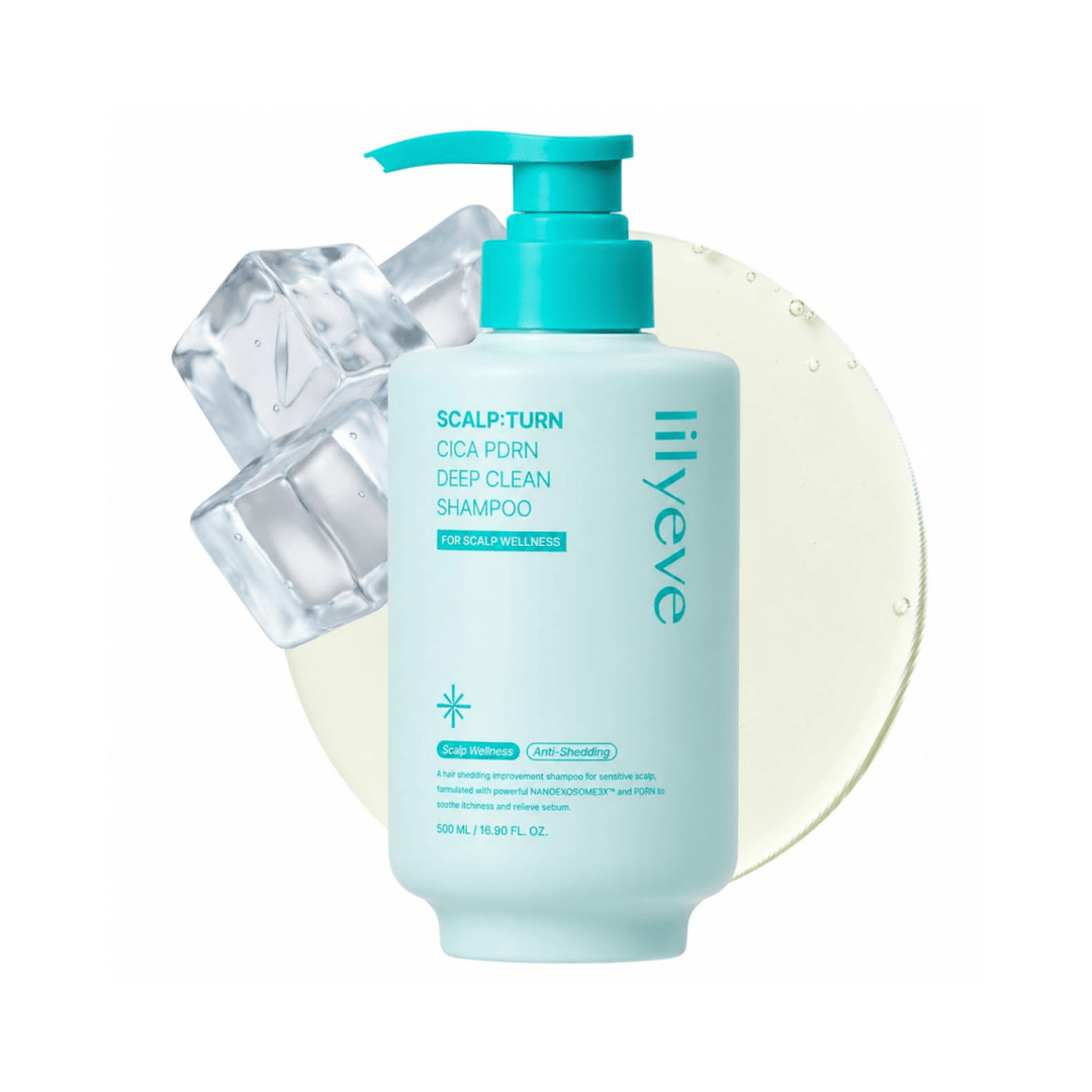 LILYEVE ScalpTurn Cica PDRN Deep Clean Shampoo 500ml Hair 1