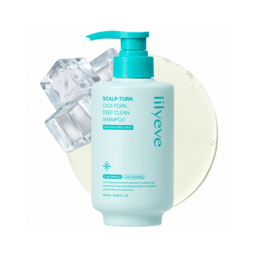 LILYEVE ScalpTurn Cica PDRN Deep Clean Shampoo 500ml Hair 1