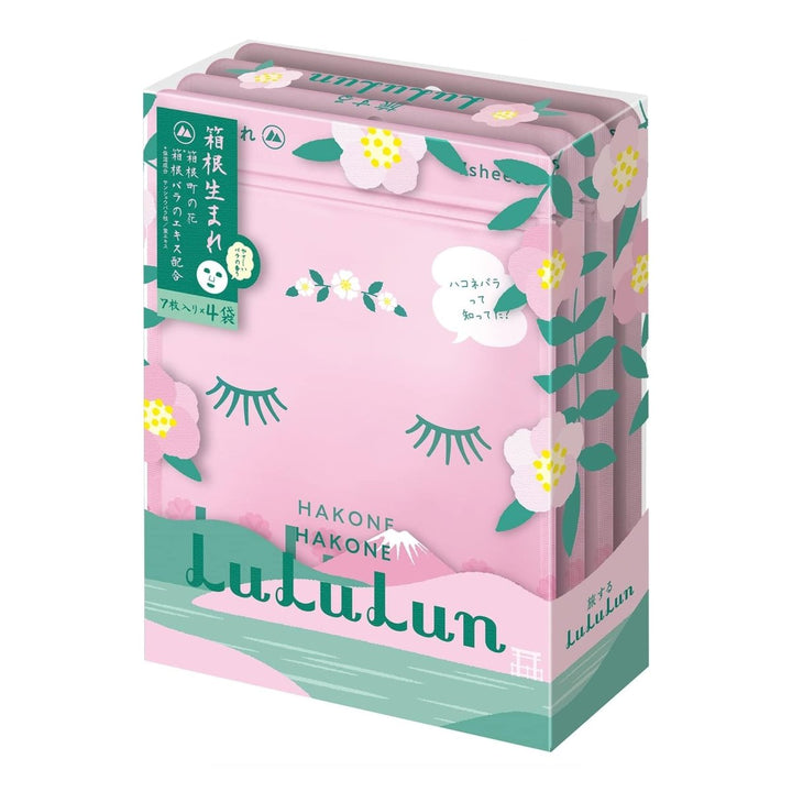 LULULUN Face Mask 4 Pack*7Pcs - Hakone Rose Health & Beauty 1