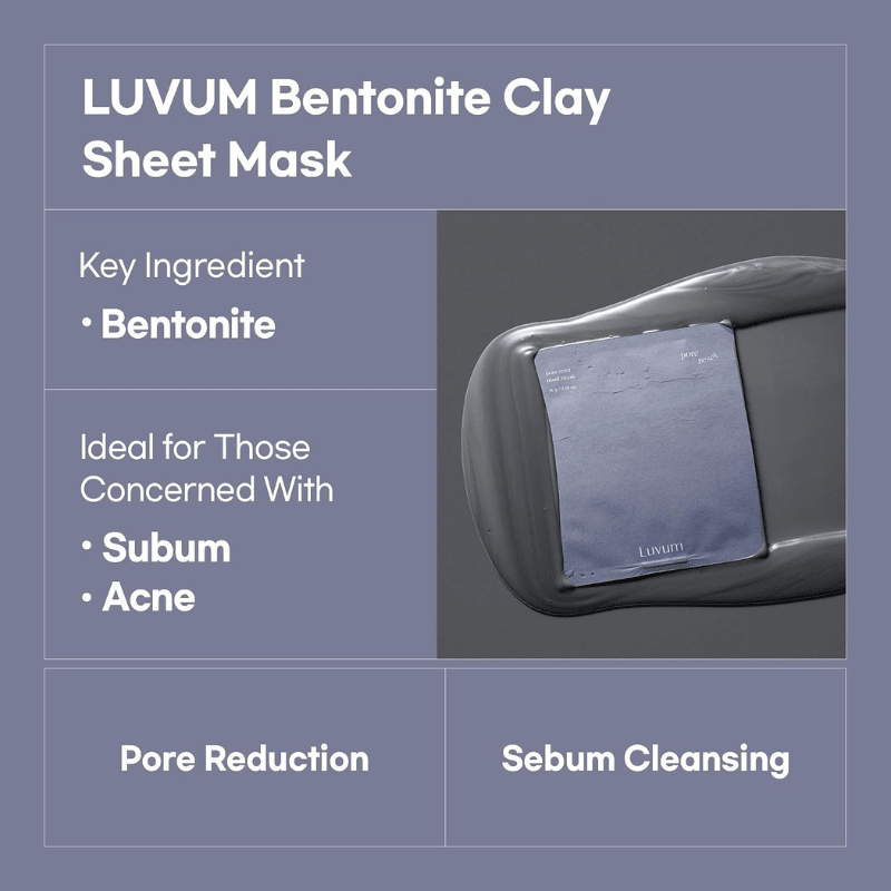 LUVUM Pore Reset Mud Mask Sea Silt Mud PHA 16g Mask 3