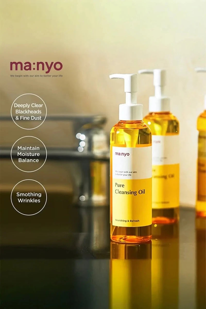 MANYO Pure Cleansing Oil Sakura 200ml Makeup Remover 6