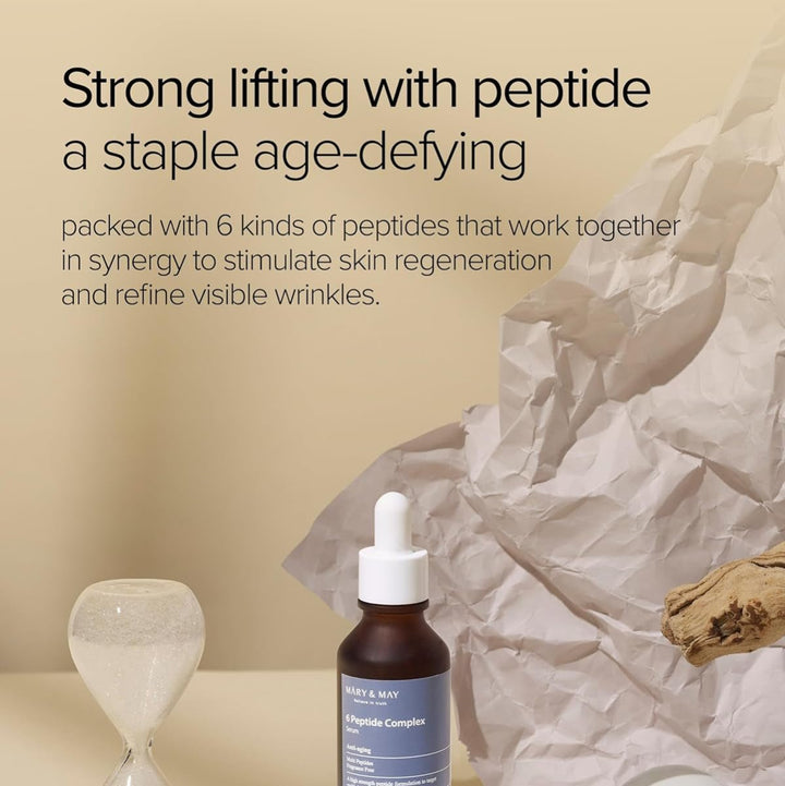 MARY & MAY 6 Peptide Complex Serum 30ml Health & Beauty 4