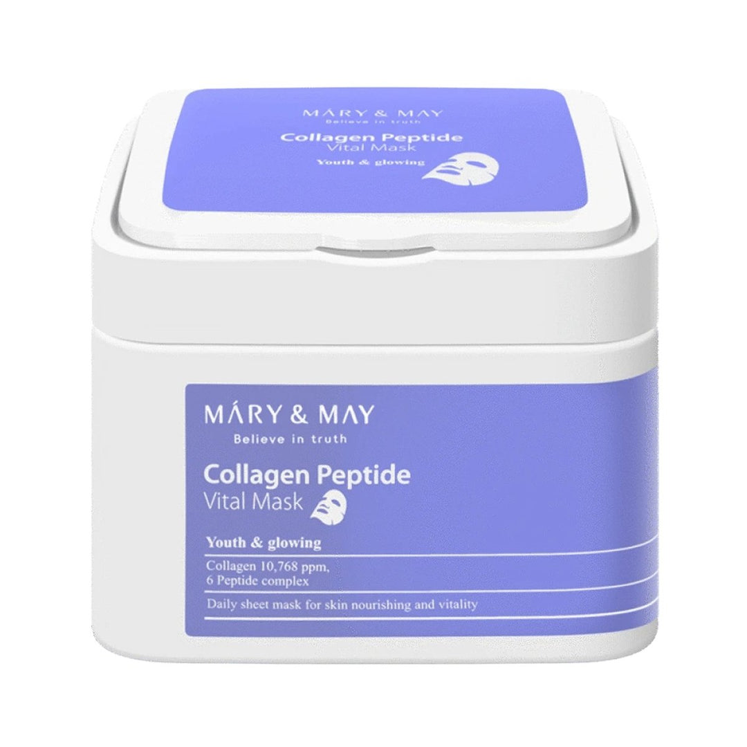 MARY & MAY Collagen Peptide Vital Mask 30Pcs Health & Beauty 1