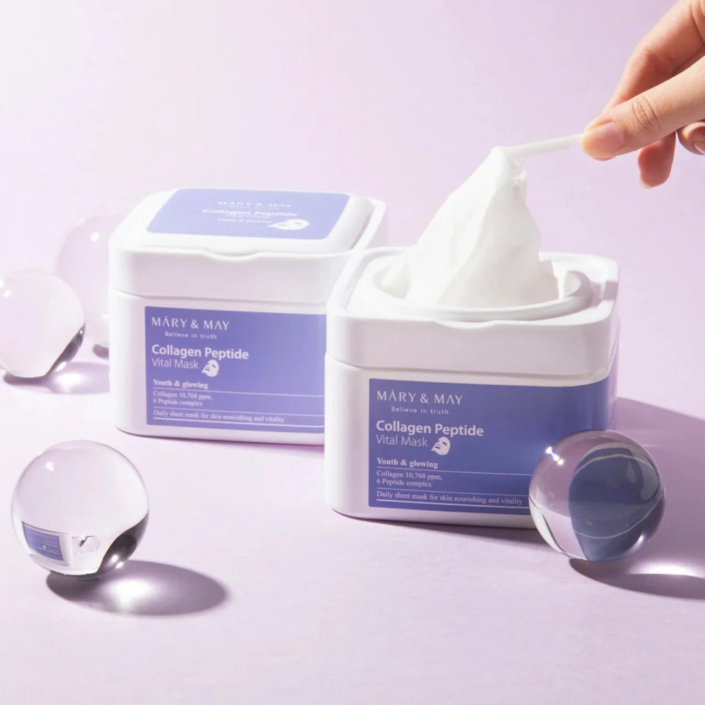 MARY & MAY Collagen Peptide Vital Mask 30Pcs Health & Beauty 2