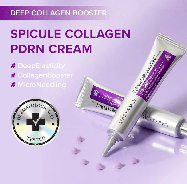 MARY & MAY Spicule Collagen PDRN Cream 15g 2