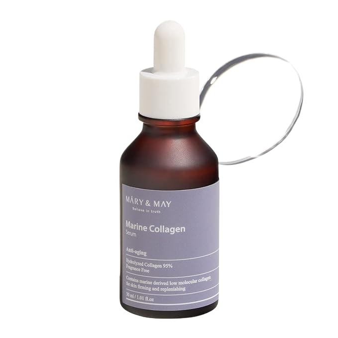 [Mary&May] Marine Collagen Serum 30ml antiwrinkle, BLACK FRIDAY, COLLAGEN, fine lines, MARINE, MARY, MAY, new year deal, SERUM, skincare, Wrinkle, SKIN CARE, Treatments, Serum & Essence