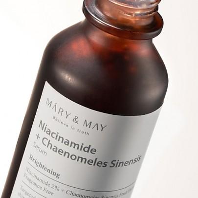 [Mary&May] Niacinamide+Chaenomeles Sinensis Serum 30ml Chaenomeles, mary, may, Niacinamide, Serum, Sinensis, skincare, SKIN CARE, Treatments, Serum & Essence