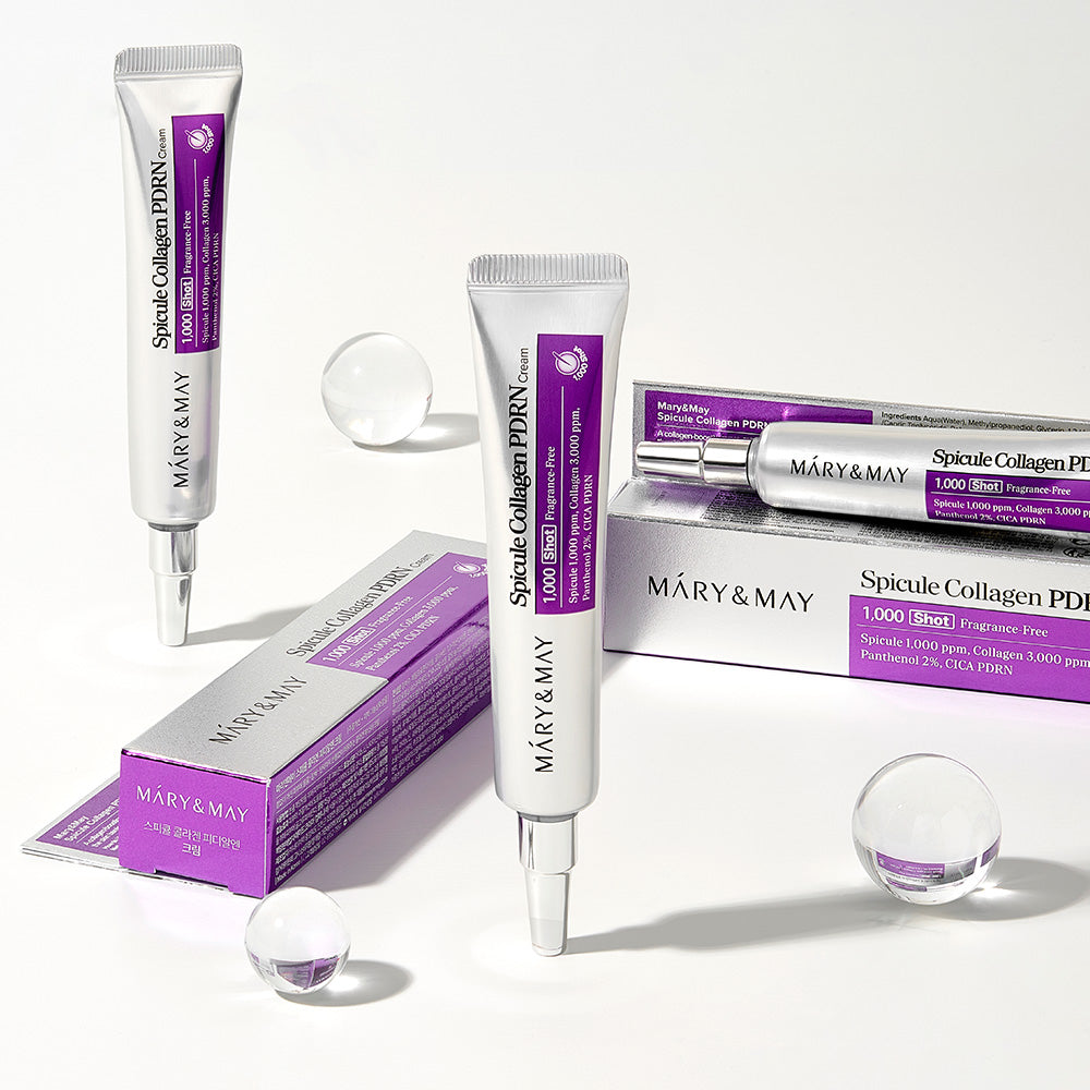 [Mary&May] Spicule Collagen PDRN Cream 15g collagen, Cream, PDRN, Skincare, MAKEUP, Face, Contour & Highlighter
