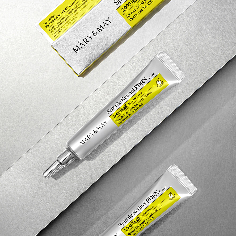 [Mary&May] Spicule Retinol PDRN Cream 15g Cream, PDRN, Retinol, Skincare, MAKEUP, Face, Contour & Highlighter