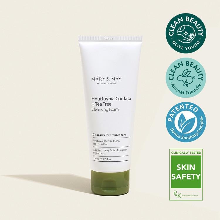 MARYMAY Houttuynia Cordata Tea Tree Cleansing Foam 150ml 6