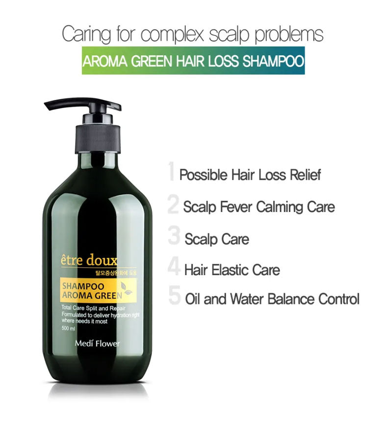 Medi Flower Etre doux Green Hair Shampoo 500ml