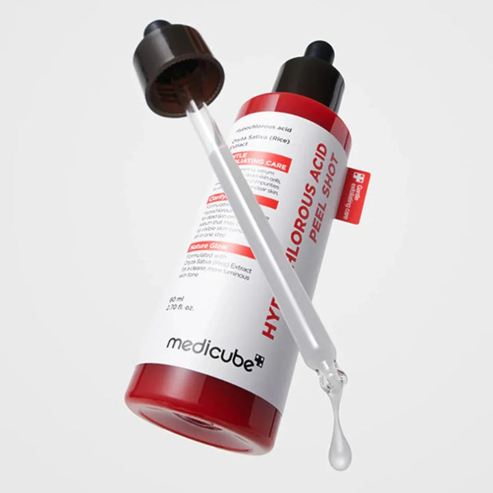Medicube Hypochlorous Acid Peel Shot 80ml Beta-Glucan, Ceramide, Dry Skin, Hyaluronic Acid, Panthenol, Rice, Sebum Control, Sensitive Skin, SKIN CARE, Treatments, Exfoliators