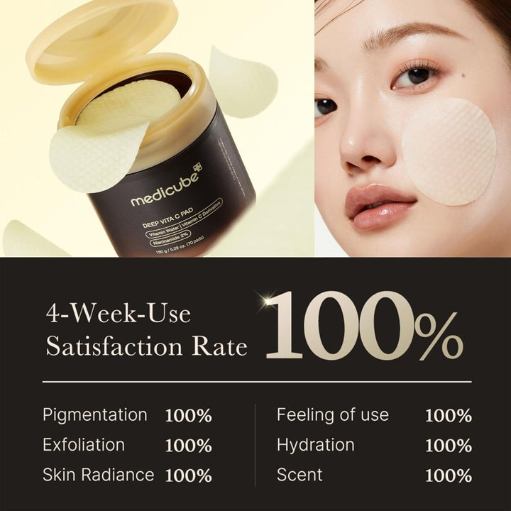 MEDICUBE Deep Vita C Pad 70 Pads Health & Beauty oceanbuy beauty markham toronto free ship USA asian korean skincare