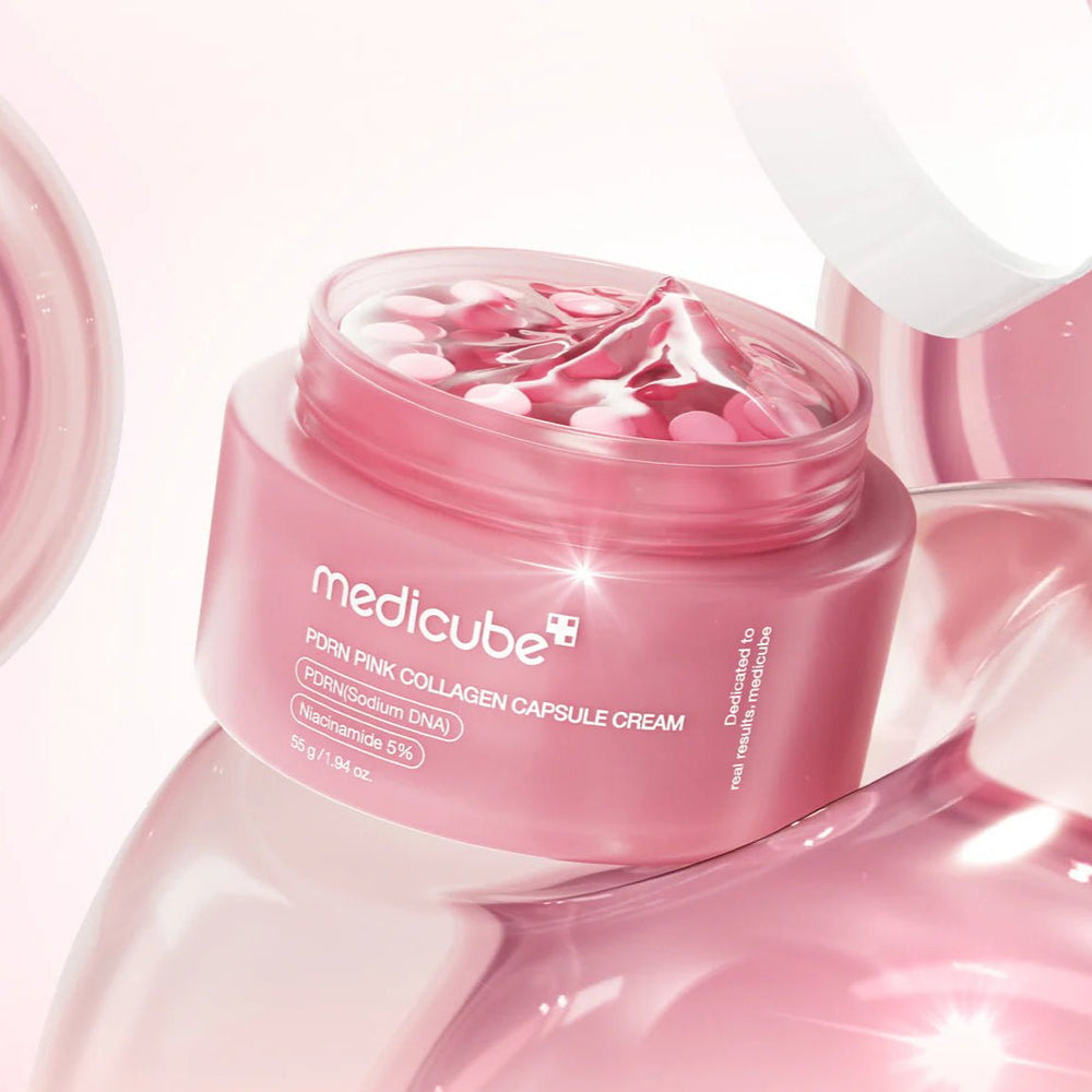 MEDICUBE PDRN Pink Collagen Capsule Cream 55g Health & Beauty oceanbuy beauty markham toronto free ship USA asian korean skincare