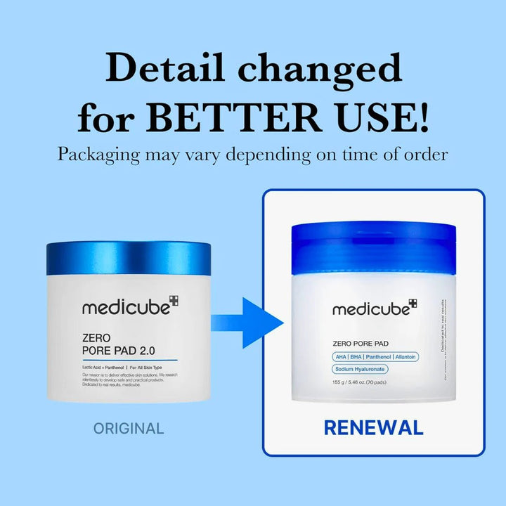 MEDICUBE Zero Pore Pad 70 Pads Health & Beauty oceanbuy beauty markham toronto free ship USA asian korean skincare