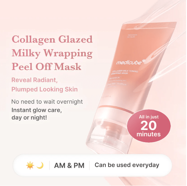 MEDICUBE Collagen Milk Toning Wrapping Mask 75ml Wrapping Mask 3