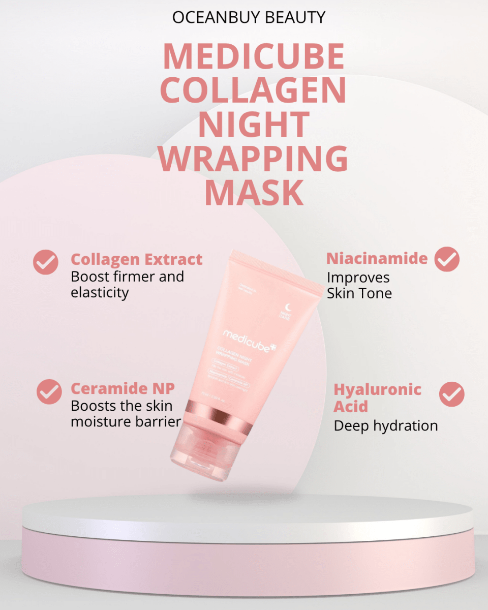 MEDICUBE Collagen Night Wrapping Mask 75ml Health & Beauty 2