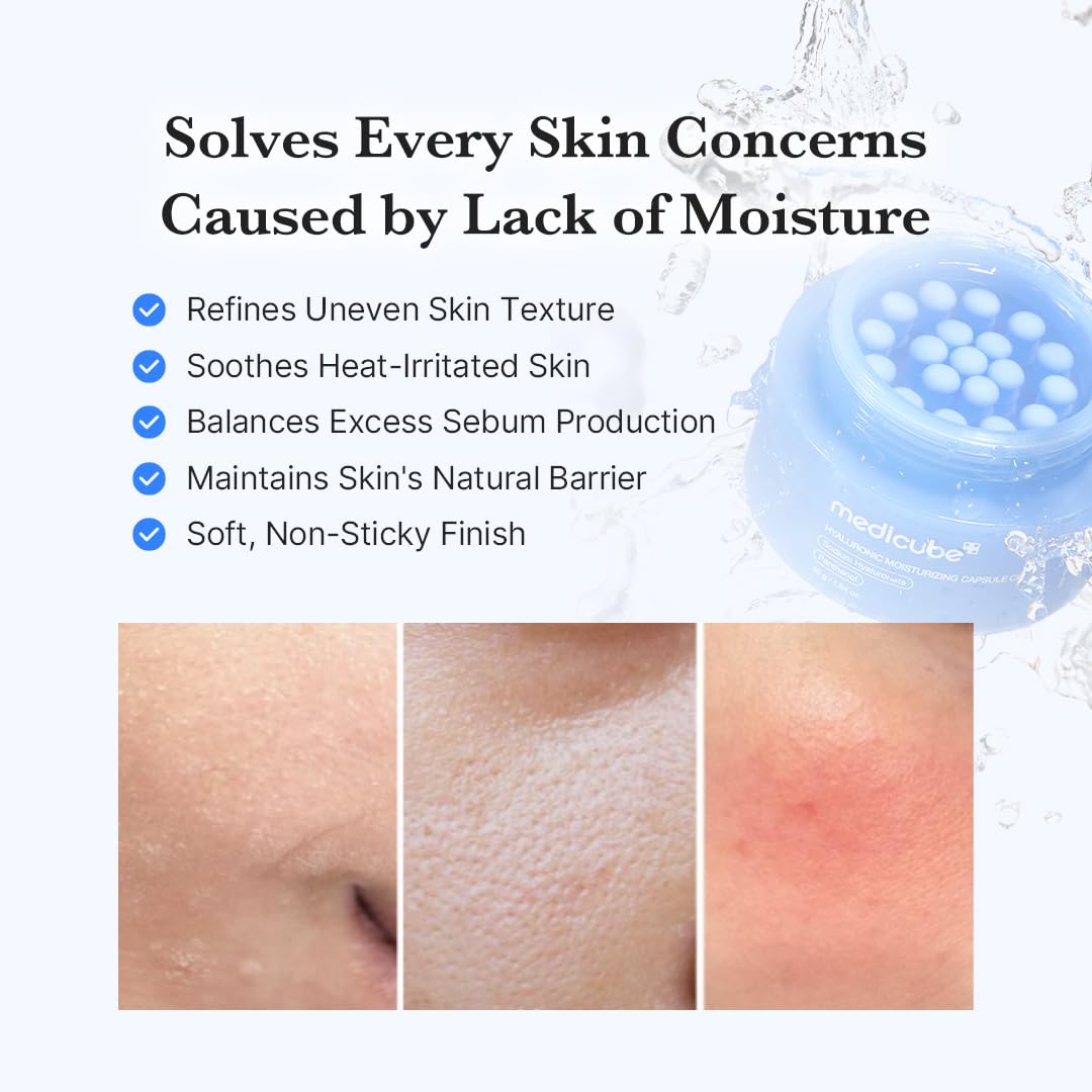 MEDICUBE Hyaluronic Moisturizing Capsule Cream 50g Health & Beauty 6