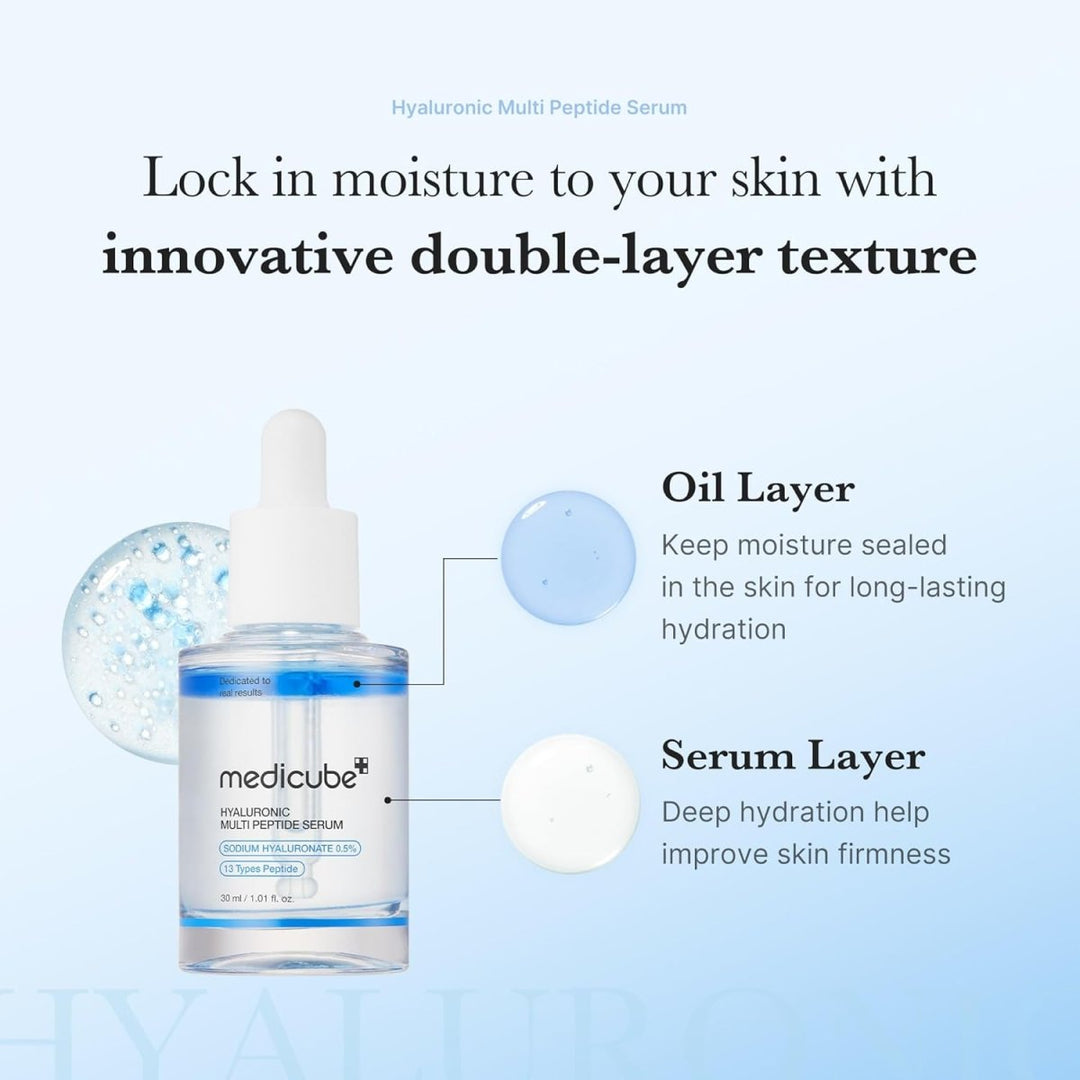 MEDICUBE Hyaluronic Multi Peptide Serum 30ml Health & Beauty 6