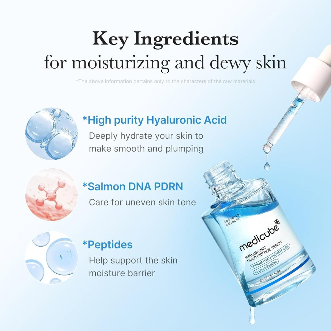 MEDICUBE Hyaluronic Multi Peptide Serum 30ml Health & Beauty 4