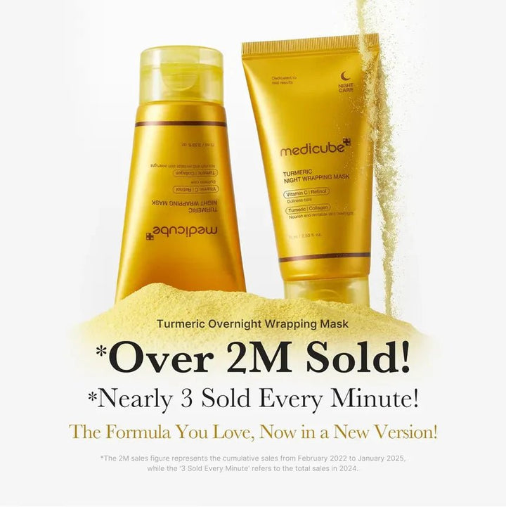 MEDICUBE Kojic Acid Tumeric Night Wrapping Mask 75ml Health & Beauty