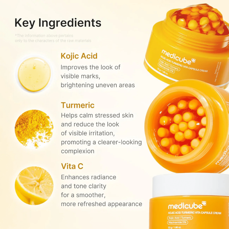 medicube Kojic Acid Turmeric Vita C Capsule Cream 53g Cream 4